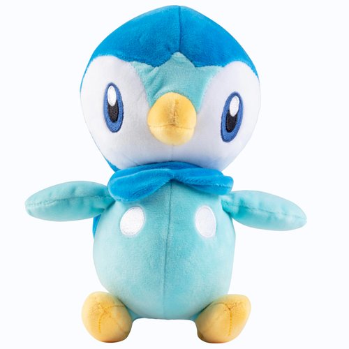 Pokemon 8" Piplup Plush - Diamond and Pearl Starter -Officially Licensed - Quality Soft Stuffed Animal Toy Figure - Christmas Stocking Stuffer Gift for Kids, Girls, Boys - 2+