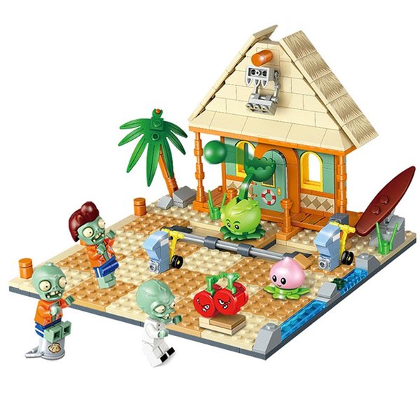 JHESAO Plants and Zombies Toys Zombies Assembly Action Figures PVZ Assemblable Toys Set 1 2 Series Great Gifts for Kids and Fans,Birthday and Christmas Party New