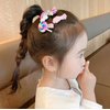 52Pcs Hairpin Candy-colored girls hair accessories,kids hair clips,toddler clips,rainbow hair clips,Flower Rainbow Candy Fruits Butterfly Cute Cartoon pattern.
