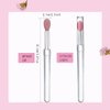 ELESDA Lip Brush, Silicone Lip Applicator Reusable 3PCS Lip Mask Applicator, Silicone Lip Brush Retractable Lip Gloss Balm Applicator Eyeshadow Lip Scrub Brush Applicator Lip Applicators Disposable