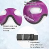 BeHoomi Cooling Eye Mask, Gel Eye Mask with Holes, Reusable Ice Mask, Cool Eye Ice Pack, Comfort Snug Fit, No Freeze, Cold Eye Compress for Home, Office, Relaxation, Morning Refreshment, Purple