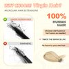DIYOMO Microlink Hair Extensions - Human Hair,#F760 Highlight Golden Blonde Micro link Hair Extensions Human Hair 14inch microlink hair extensions,microlink hair 30G/Pack