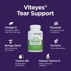 Viteyes Tear Support Eye Soothing Blend, Occasional Dry Eye Supplement, No Eye Drops, Redness Relief, Eye Vitamin for Itchy Eyes, Omega-3 Fish Oil, 90 Softgels