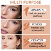 GEUUFEA Creamy Matte Concealer Pencil, Long-lasting Conceal Pencil Under Eye with Pencil Sharpener, Coverage for Dark Circle, Acne & Spot