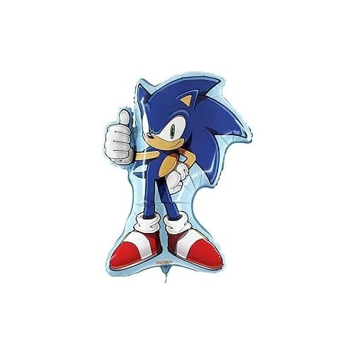 Toyland® 73cm (29") Sonic The Hedgehog Shaped Character Foil Balloon - Kids Party Balloons