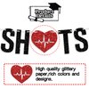 She's Ready to Call The Shots Banner, Congrats Nurse/BSN Bunting Sign, 2024 Nursing School Survivor Graduation Party Decorations Supplies for Her