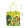 Tiny Mills Woodland Animals Forest Creatures Critters Party Favor Bags Treat Bags with Handles, Candy Bags for Birthday Party Bags Party Supplies,12 Pack