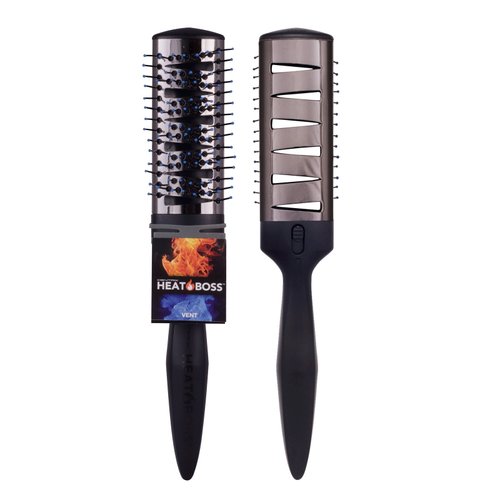 Cricket Centrix Heat Boss Vent Hair Brush Ceramic Tourmaline Ionic Bristle Anti-Static Hairbrush ...