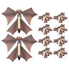 VALICLUD 10PCS Flying Bats Halloween Flying Bat Wind up Bat Outdoor Halloween Decorations for Creepy Decor
