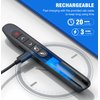 DINOSTRIKE Wireless Presenter Remote with Air Mouse Control, Rechargeable USB Presentation Clicker PPT Pointer RF 2.4GZ PowerPoint Clicker Slide Advancer for Computer Laptop Mac