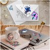 77 Sheets Unicorn Temporary Tattoo Adult Women Girls Half Arm Sleeve Realistic Fake Tattoos Halloween Wedding Costume Birthday Party Favors Decorations