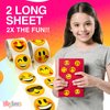 Playbees Emoticon Stickers - 2 Rolls - Kids' Party Favors, Game Prizes, Novelty Toys, Wall Decor, Scrapbooking, Girly Collections, Arts and Crafts
