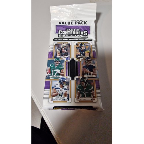 2022 Panini Contenders Football NFL Jumbo Cello Value Pack - 22 Trading Cards