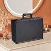 Professional Barber Suitcase with Code Lock, Hairdresser's Tool Box Barber Supplies 15.74 * 12.2 * 6.3in