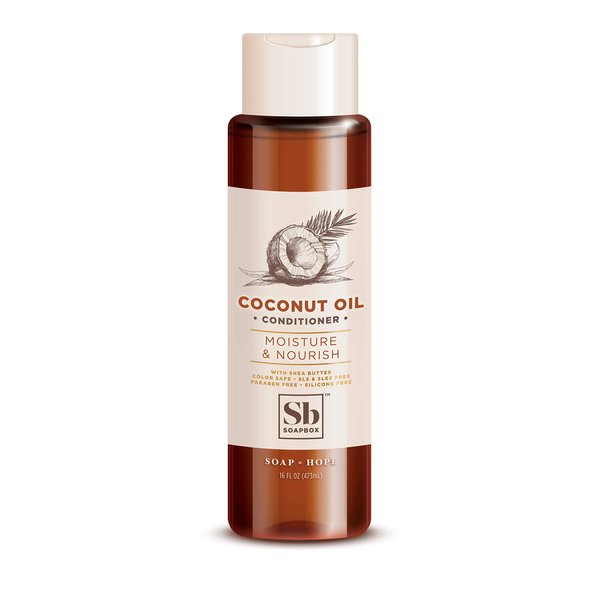 Soapbox Moisture & Nourish Coconut Oil Conditioner - 16 oz