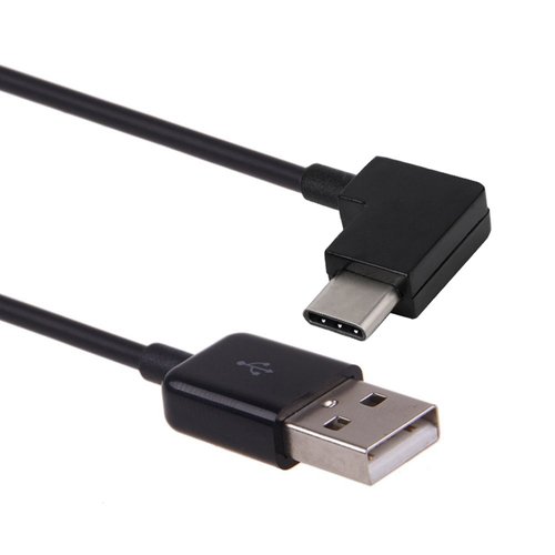 Xiwai 200cm Right Angled USB 3.1 Type C USB-C to USB 2.0 Cable 90 Degree Connector for Tablet & Mobile Phone