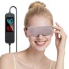 Heated Eye Mask for Dry Eyes, FSA/HSA Certified 20-Temp & 5-99 Min Therapy for MGD, Blepharitis Relief, Precision Steam Compress with Flaxseed