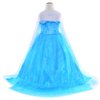 Party Chili Princess Costumes Birthday Party Dress Up for Little Girls with Wig,Crown,Mace,Gloves Accessories 4T 5T (120cm)