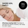Mute by Rhinomed Nasal Dilator for Snore Reduction | Small 3pk | Increase Airflow | Anti Snoring Devices | Nasal Dilators for Sleeping | Internal Nasal Dilator | Snoring Solution | Transparent
