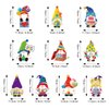 30 Pieces Happy Birthday Swirls Decorations Gnomes Birthday Hanging Swirl Gnomes Hanging Swirls Ceiling Birthday Hanging Swirls Streamers for Birthday Party Decorations Supplies Ornaments, 10 Patterns