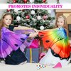 iROLEWIN Fairy Toddler Kids Butterfly-Wings for Girls Dress-Up-Costumes as Halloween Princess Party Favors