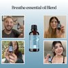 Breathe Blend Essential Oil for Diffuser - Invigorating Breathe Essential Oil Blend with Eucalyptus Peppermint Tea Tree and Mint Essential Oils for Diffusers for Home and Shower Aromatherapy