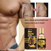 3Pcs Men Therm Bee Venom, The Chest Muscles Bee Venom Oil,Best Men Therm Bee Venom Gynecomastia Heating Oil, Men Therm Bee Venom Oil for Strengthen The Chest Muscles