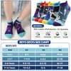 Welwoos Kids Boys Ankle Socks No Show Low Cut Funny Cute Cartoon Novelty Cotton Socks 6 Pairs Gifts Stocking Stuffers for Boys Kids(Space,5-8 Y)