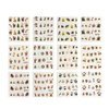 ALLYDREW Christmas Water Slide Nail Art Decals Water Transfer Nail Decals (44 sheets/Over 800 decals)