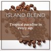 The Bean Organic Coffee Company Island Blend, Medium Roast, Whole Bean Coffee, 16-Ounce Bag