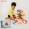 SOPHIYAYA Wooden Colorful Stacking Tree Toy, Stacking Blocks, Balance Game Building Toys, Preschool Kindergarten Educational Montessori Toys for 3 4 5 6+ Year Old Boys Girls Birthday Gifts
