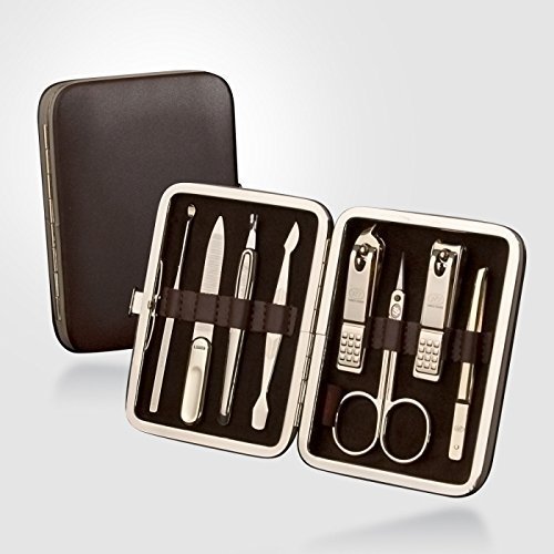 World No. 1. Three Seven (777) Travel Manicure Grooming Kit Nail Clipper Set (8 PCs, TS-391WG), MADE IN KOREA, SINCE 1975.