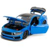 2024 Dark Horse Blue Metallic with Black and Gray Stripes Bigtime Muscle Series 1/24 Diecast Model Car by Jada 35276
