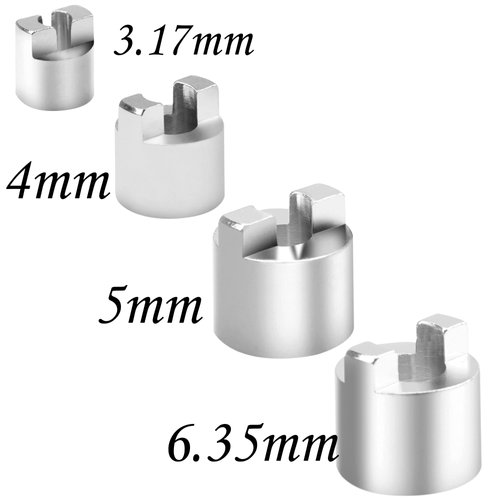 6Pack ShareGoo Brass RC Boat Drive Dog Connector Paddle Fork 3.17mm/4mm/5mm/6.35mm for RC Electric Boat Accessories (5mm)