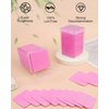 Rolybag Lint Free Nail Wipes 400Pcs Nail Polish Remover Wipes Eyelash Extension Glue Wipes Lint Free Wipes for Lash Extensions and Nail Art Supplies (Pink)
