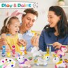 SpringFlower Unicorn Gift Toys for 3 4 5 6 7 8 Years Old Girls - Unicorn Arts and Crafts Painting kit Including 8 Cute Looking Unicorn Figures, DIY Creative Christmas Gift for Kids