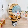 niannyyhouse Tiger Coat Fur Jeans 2-Piece Set 7.8in（20cm） Plush Doll Clothes Accessories (C)