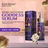ROXIE'SBRAND Boost Luster Double Gluta Goddess Serum: 2% Glutathione, 1.0% Retinol, 1.0% Vitamin C, 1.0% Hyaluronic Acid, 1% Arbutin, 24k gold (120ml /4.06 fl. oz.)