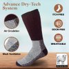 Debra Weitzner Thermal Socks Merino Wool For Men and Women - Extra-Warm Winter Cold Weather Boot Socks (3 Pairs)