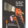 McCauley Tools Revolver- Long Handle Paint Brush Extender and Roller Holder with 360° Rotation, Paint Edger Tool for High Ceilings, Corner Painting Tool Compatible with All Threaded and Locking Poles