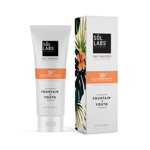 SOL LABS Korean Sunscreen for Face SPF 30 | Zinc Oxide Sunscreen SPF 30, No White Caste Reef Safe Sunscreen Korean Mineral Sunscreen Face & Body | Hydrating Sunscreen Korean Skin Care Moisturizer