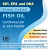 Nature's Way Super Fisol Enteric-Coated Fish Oil, Supports Cardiovascular and Joint Health*, 180 Softgels