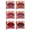 XISJOEM 6pcs Matte Liquid Lipstick Set,Velvet Waterproof Non-Stick Cup Lip Gloss Nude Vegan Liquid Lipsticks Moisturizing Makeup Kit for Women
