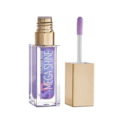 Golden Rose Hydrating Lip Gloss 3D Mega Shine Radiant Lips Amplified Volume and Fullness Mirror-Like 3D Dimensional Lip (NO:122 Stardust)