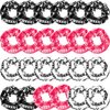 MTLEE 24 Pcs Cheer Scrunchies Bulk Cheer Pack Gifts Cheer Hair Accessories Cheerleading Hair Ties Cheerleading Elastics for Women Cheer Teams Birthday Party