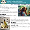 Difeel Beaker & Blend Hair & Essential Oil Kit #1 - Includes Castor, Shea Butter, Argan, Rosemary Hair Oils, Argan & Coconut Essential Oils and a Mixing Beaker - Customizable Hair Treatment Collection