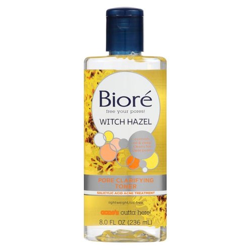 Biore Witch Hazel Toner 8 Ounce Pore Clarifying (236ml) (3 Pack)