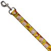 Dog Leash Elmer Fudd Expressions Yellow 6 Feet Long 1.0 Inch Wide