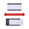 Eeoyu Magnetic Label Holders with Magnets Magnetic Data Card Holders with Clear Plastic Protectors for Metal Shelf, Whiteboard, Set of 50 (1 x 2 Inch)