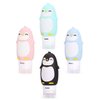AUTENS Leakproof Silicone Travel Bottles Accessories Set,3oz (90ml) 4 Pack Refillable Cute Penguin Travel Containers for Shampoo,Lotion Sunscreen ect. - TSA Approved & BPA Free